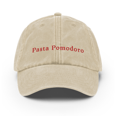 Pasta Pomodoro Vintage Hat - Vintage Stone - - Just Another Cap Store