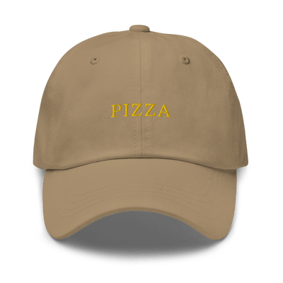 Pizza Dad hat - Khaki - - Just Another Cap Store