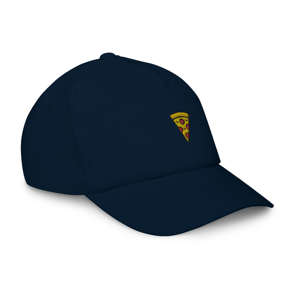 Pizza Icon Kids cap - Navy - - Just Another Cap Store