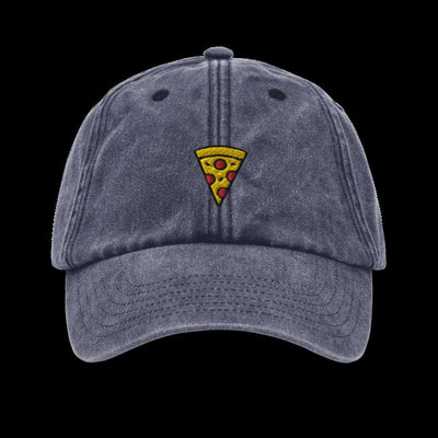 Pizza Icon Vintage Hat - Vintage Denim - Just Another Cap Store