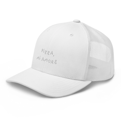 Pizza Mi Amore Trucker Cap - White - - Just Another Cap Store