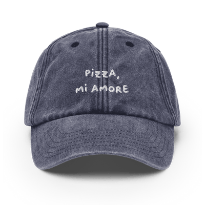 Pizza Mi Amore Vintage Hat - Vintage Denim - - Just Another Cap Store