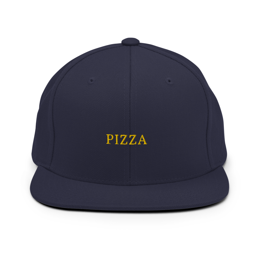 Pizza Snapback - Navy - - Just Another Cap Store