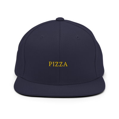 Pizza Snapback - Navy - - Just Another Cap Store