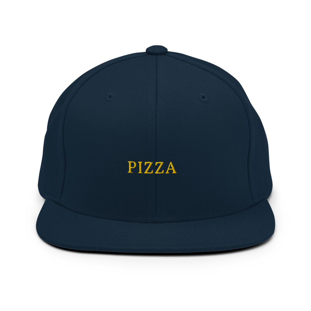 Pizza Snapback - Dark Navy - - Just Another Cap Store