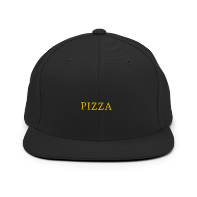 Pizza Snapback - Black - - Just Another Cap Store
