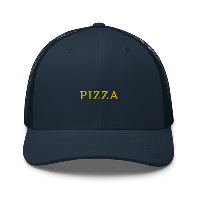 Pizza Trucker Cap - Navy - - Just Another Cap Store