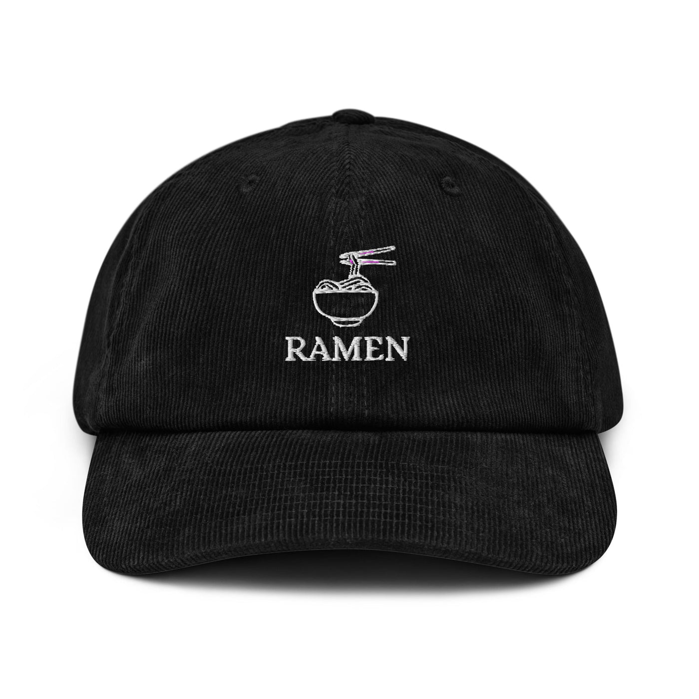 Ramen Bowl Corduroy hat - Black - - Just Another Cap Store