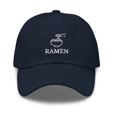 Ramen Bowl Dad hat - Navy - - Just Another Cap Store