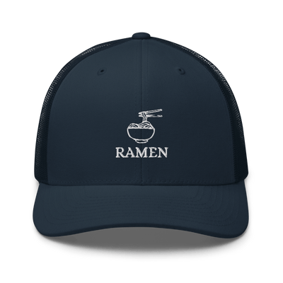 Ramen Bowl Trucker Cap - Navy - - Just Another Cap Store