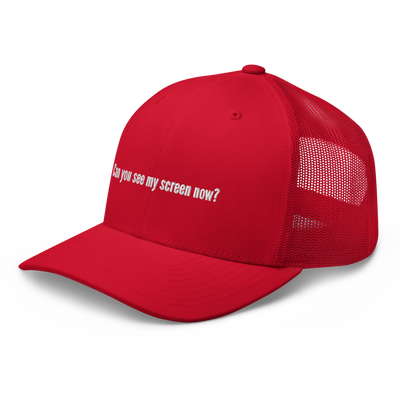 Can you see my screen now? Trucker Cap
