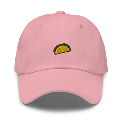 Taco Icon Dad Hat - Pink - - Just Another Cap Store