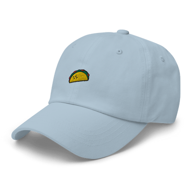 Taco Icon Dad Hat - Light Blue - - Just Another Cap Store