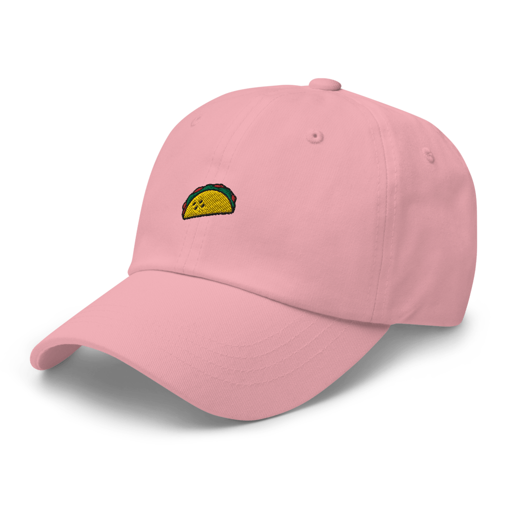 Taco Icon Dad Hat - Pink - - Just Another Cap Store