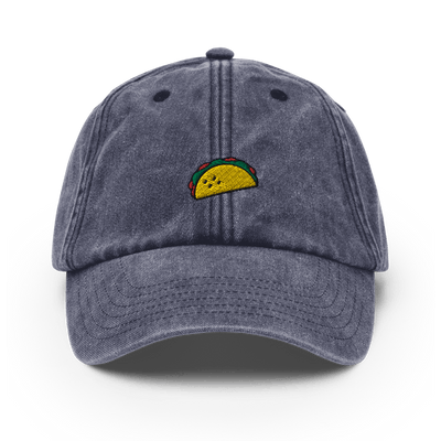 Taco Icon Vintage Hat - Vintage Denim - - Just Another Cap Store
