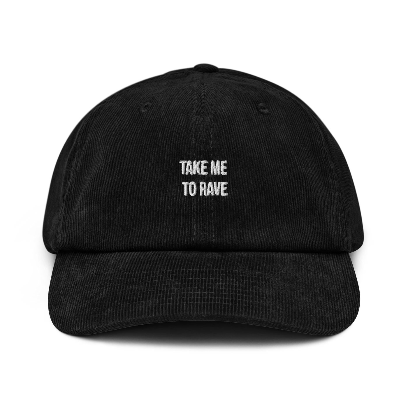 Take me to rave Corduroy hat - Dark Olive - - Just Another Cap Store