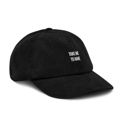 Take me to rave Corduroy hat - Black - - Just Another Cap Store