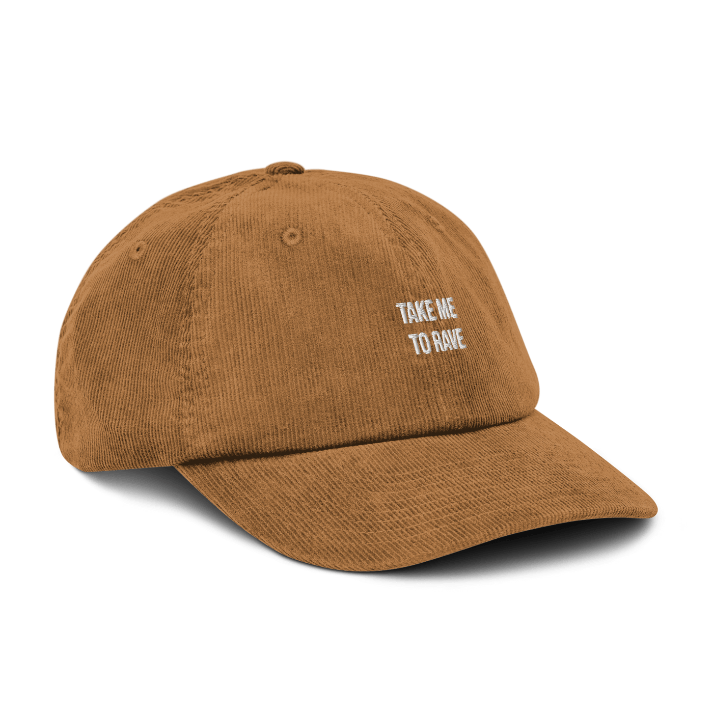Take me to rave Corduroy hat - Camel - - Just Another Cap Store