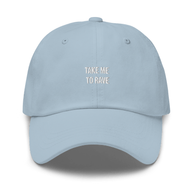 Take me to rave Dad hat - Pink - - Just Another Cap Store
