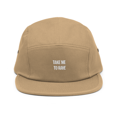 Take me to rave Five Panel Cap - Olive - - Just Another Cap Store