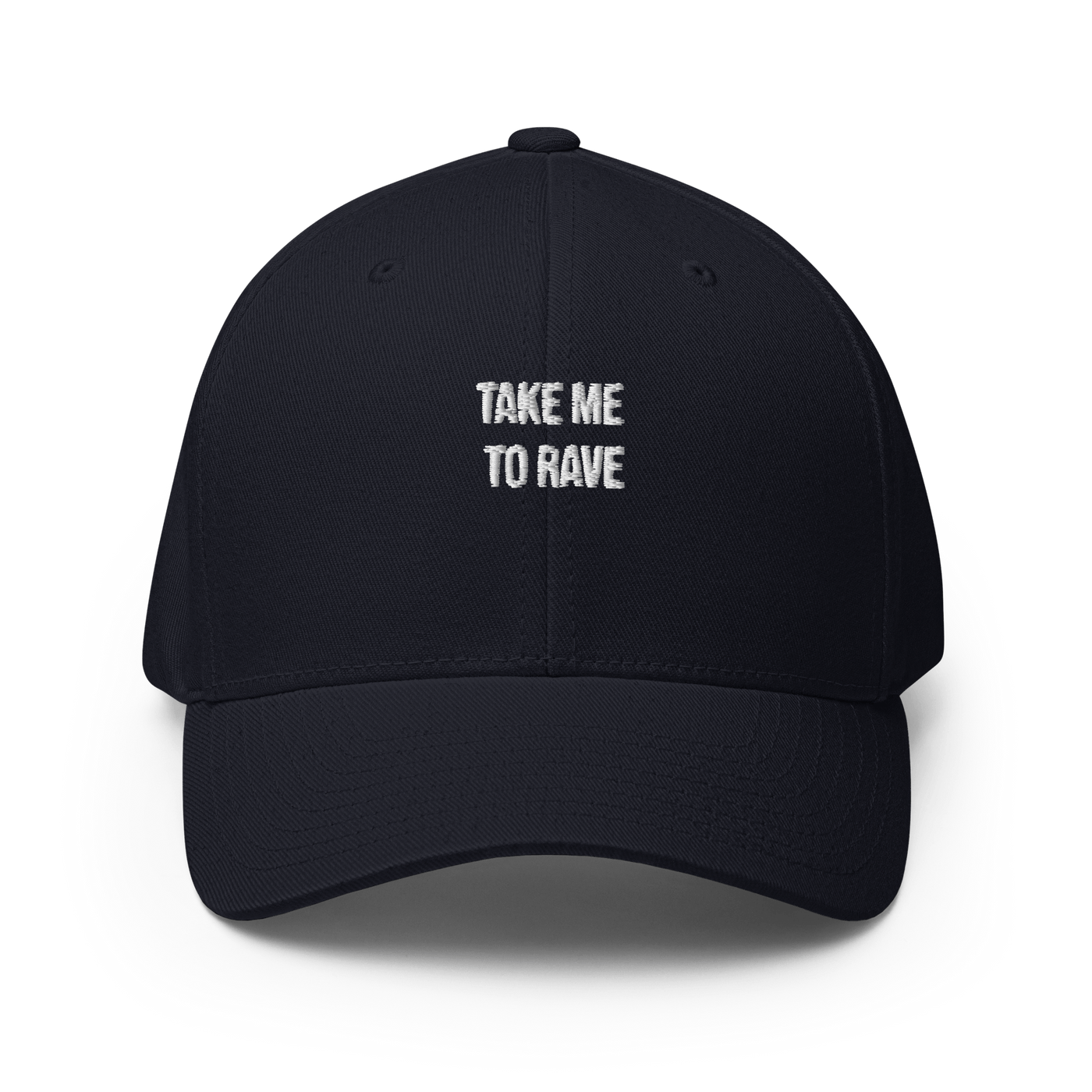Take me to rave Flexfit Cap - Olive - S/M - Just Another Cap Store