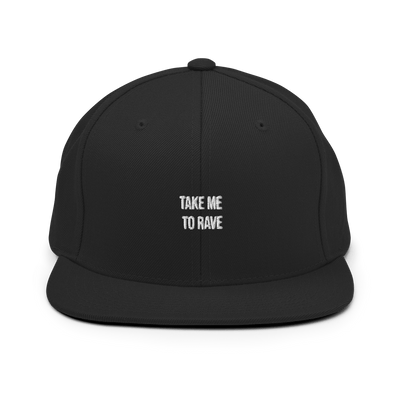 Take me to rave Snapback - Dark Navy - - Just Another Cap Store