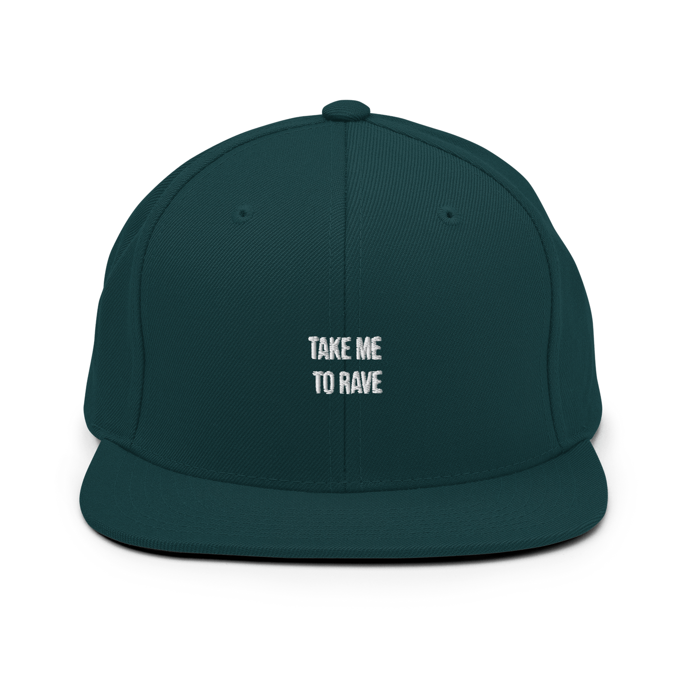 Take me to rave Snapback - Spruce - - Just Another Cap Store