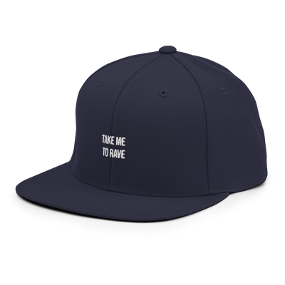 Take me to rave Snapback - Navy - - Just Another Cap Store