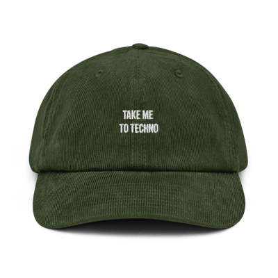 Take me to techno Corduroy hat - Oxford Navy - - Just Another Cap Store