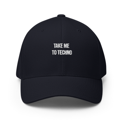 Take me to techno Flexfit Cap - Khaki - S/M - Just Another Cap Store