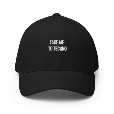 Take me to techno Flexfit Cap - Dark Navy - S/M - Just Another Cap Store