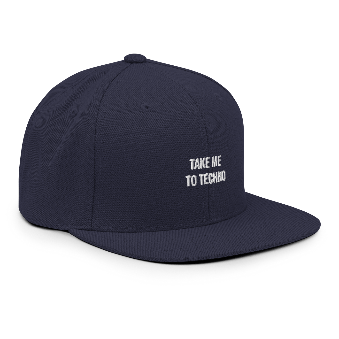 Take me to techno Snapback - Navy - - Just Another Cap Store