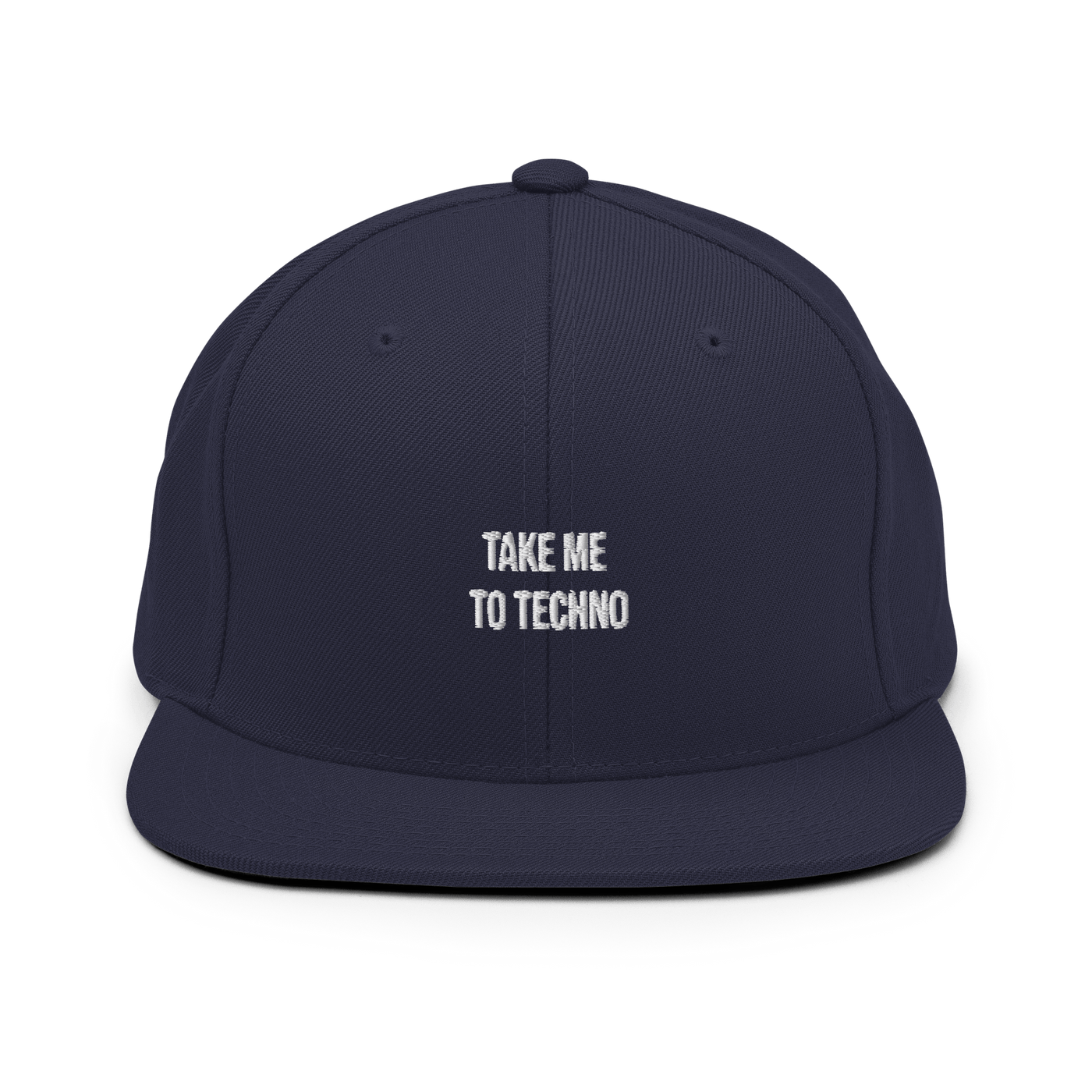 Take me to techno Snapback - Maroon - - Just Another Cap Store