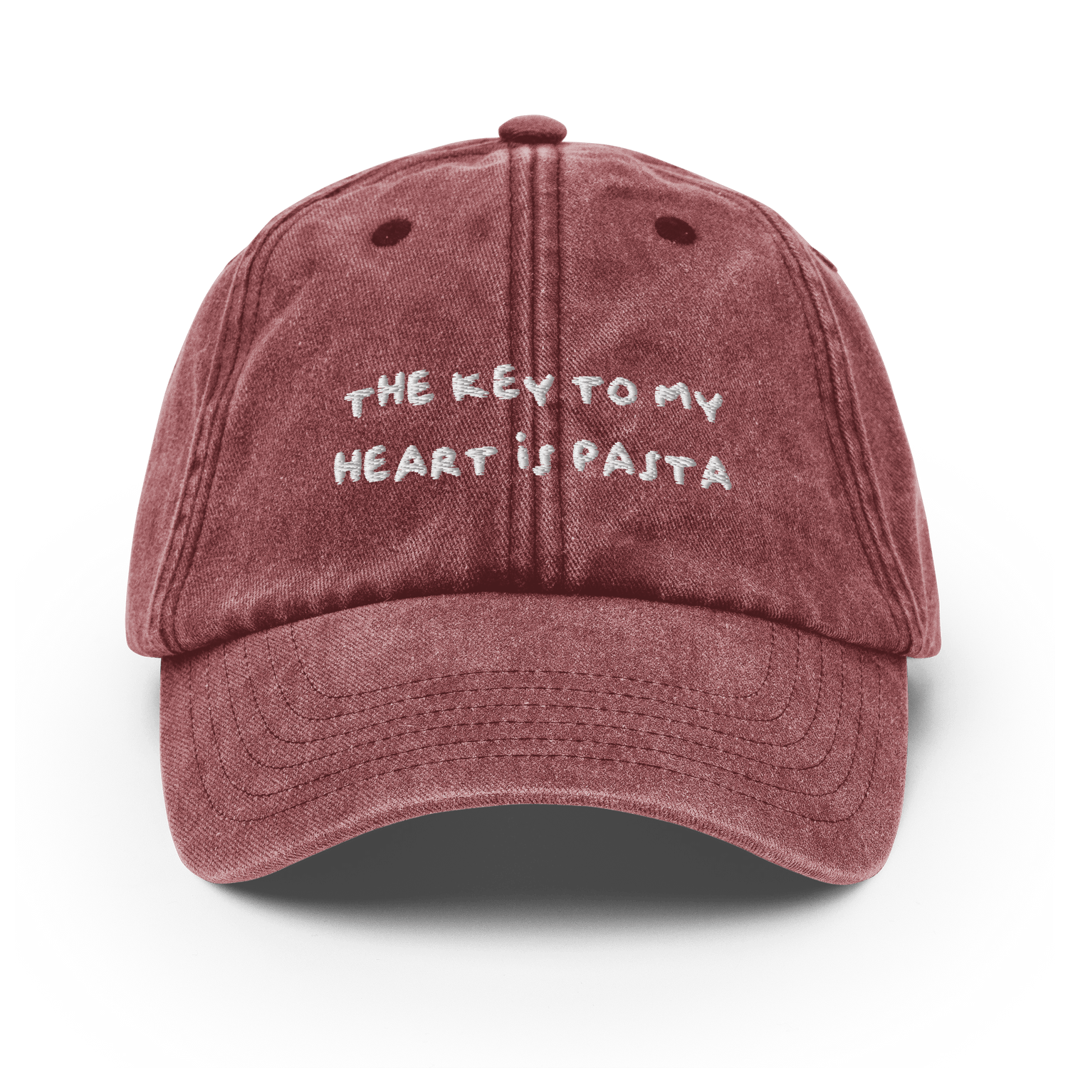 The key to my heart is pasta Vintage Hat