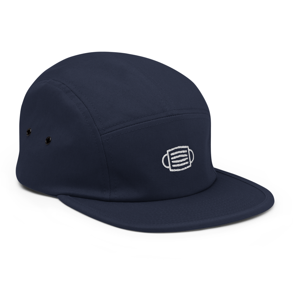 The Mask Five Panel Hat - Black - - Just Another Cap Store