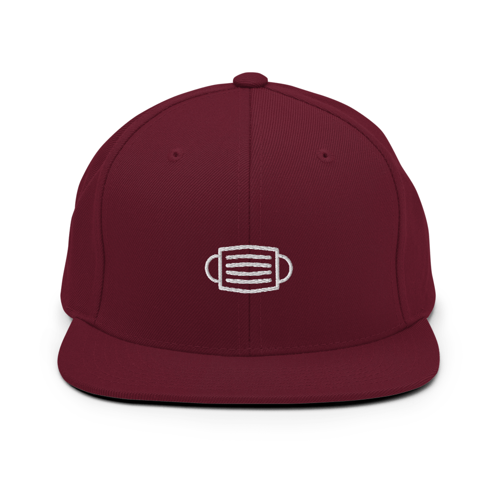 The Mask Snapback - Maroon - - Just Another Cap Store