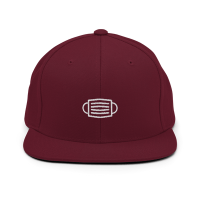 The Mask Snapback - Maroon - - Just Another Cap Store