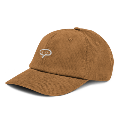 Thinking Corduroy hat - Dark Olive - - Just Another Cap Store