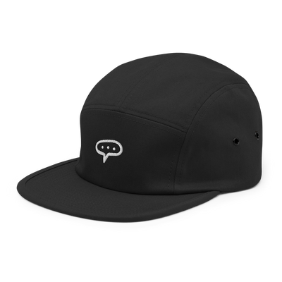 Thinking Five Panel Cap - Black - - Just Another Cap Store
