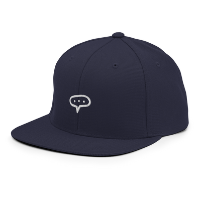 Thinking Snapback Hat - Navy - - Just Another Cap Store