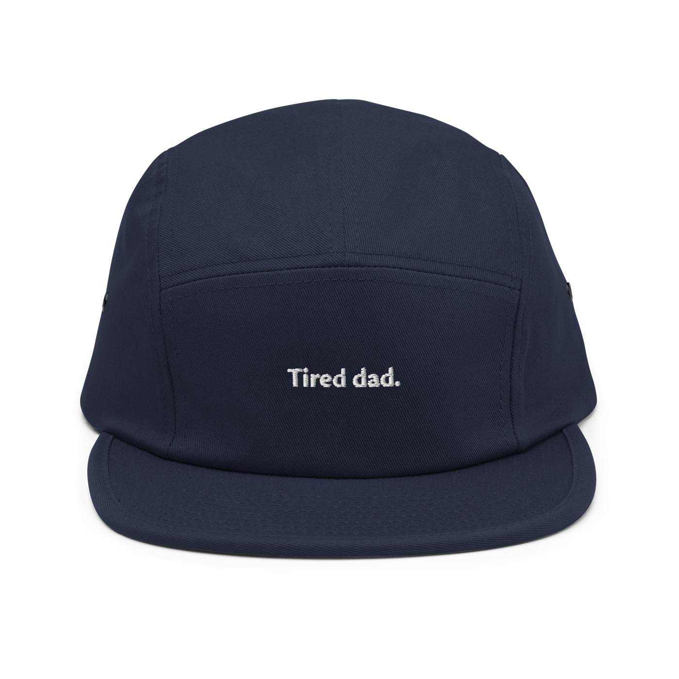 Tired dad Five Panel Hat - Navy - - Just Another Cap Store