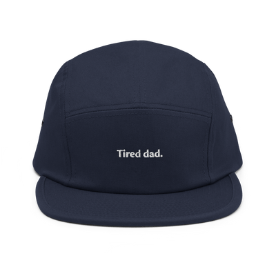 Tired dad Five Panel Hat - Navy - - Just Another Cap Store