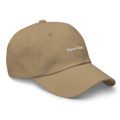 Tired Dad Hat - Khaki - - Just Another Cap Store