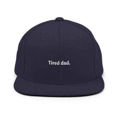 Tired dad Snapback - Navy - - Just Another Cap Store