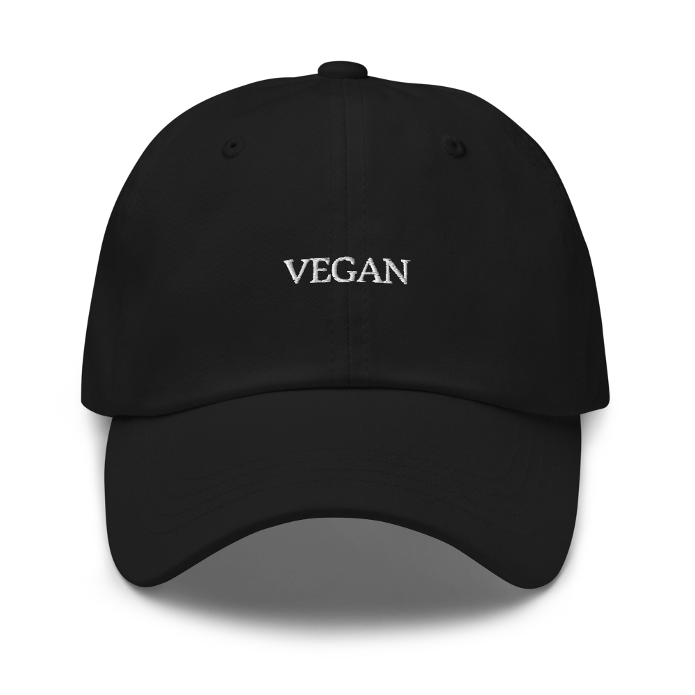 Vegan Dad hat - Black - - Just Another Cap Store