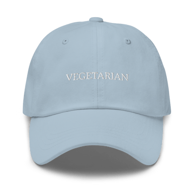 Vegetarian - Dad hat - Light Blue - - Just Another Cap Store