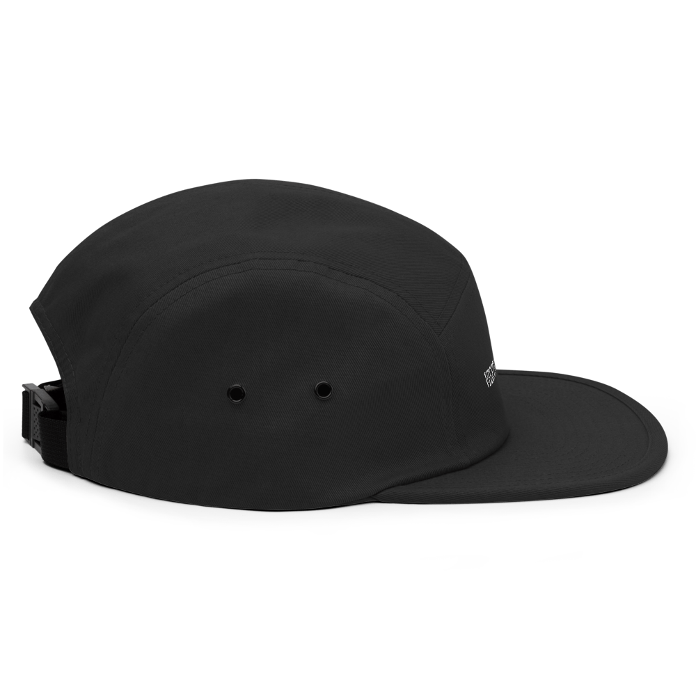 Vegetarian Five Panel Hat - Black - - Just Another Cap Store