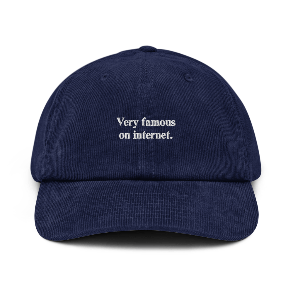 Very famous on internet Corduroy hat - Oxford Navy - - Just Another Cap Store