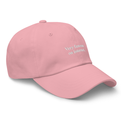 Very famous on internet Dad hat - Pink - - Just Another Cap Store