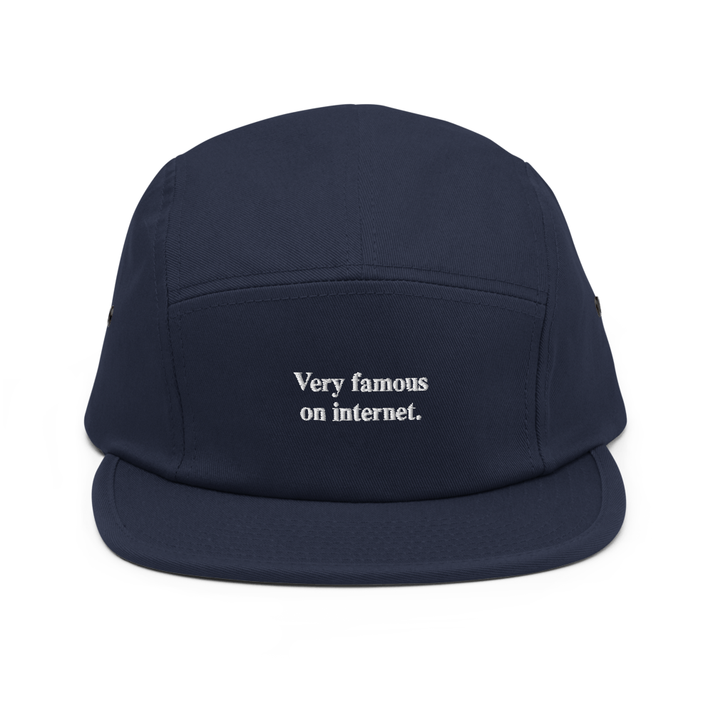 Very famous on internet Five Panel Hat - Navy - - Just Another Cap Store